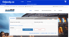 Desktop Screenshot of bus.odjezdy.cz