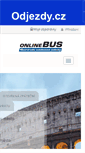 Mobile Screenshot of bus.odjezdy.cz