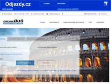 Tablet Screenshot of bus.odjezdy.cz